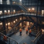 Изготовление и монтаж лестниц закрытого типа